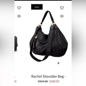 ASO Cameron Diaz👜Onna Ehrlich/ Rachel bag/ Hobo bag/ 100% Leather/ Navy blue